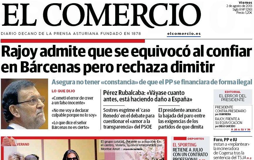 Portada El Comercio